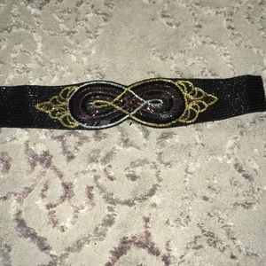 Vtg. Beaded Belt